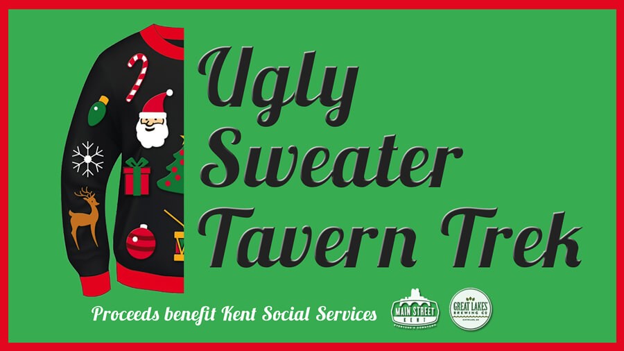 Ugly Sweater Tavern Trek Set for Downtown Kent