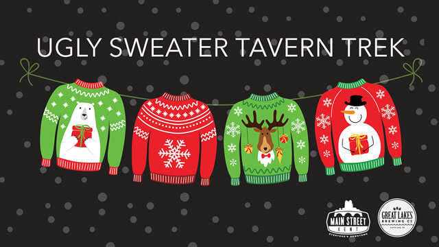 Ugly Sweater Tavern Trek Set for Downtown Kent