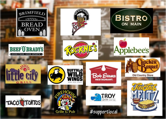 Local Restaurants Offering Carry Out and Delivery - Central Portage