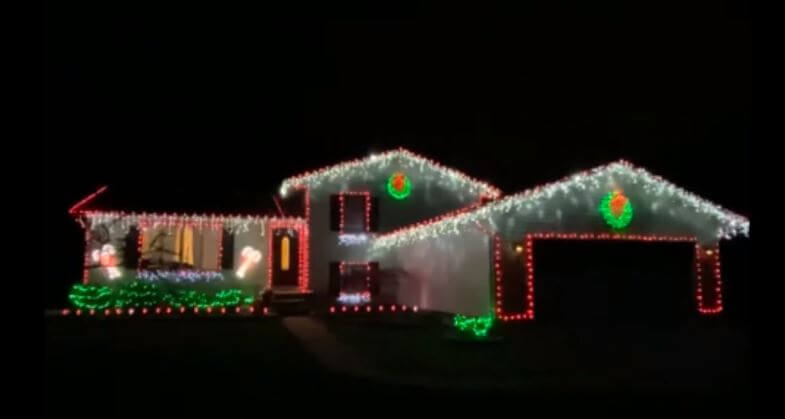 The holiday lights are shining bright in Portage County.